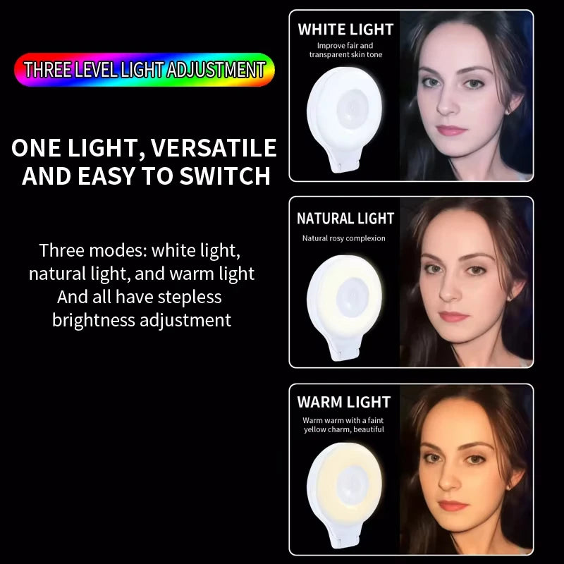 Illuminate Your Selfies with the Ultimate Portable Magnetic Phone Selfie Light - Rechargeable & Adjustable for Perfect Photography!